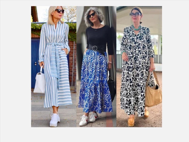 Юбки и платья макси