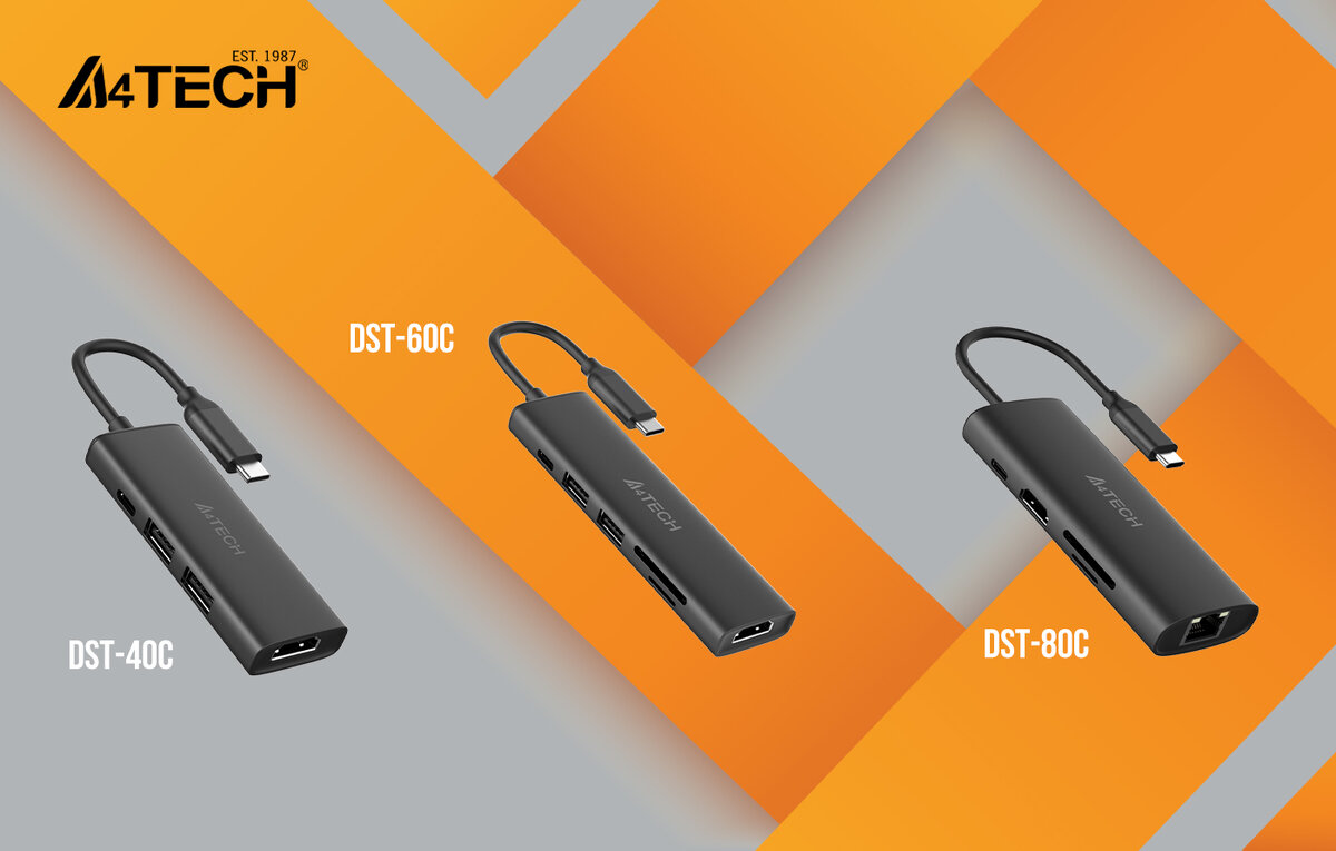 Функциональные новинки оснащены широким набором портов и подключаются при помощи кабеля Type-C.