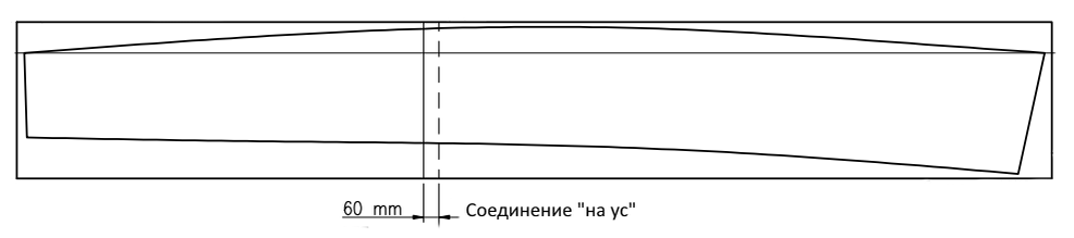 Панель борта. Эти обрезки тоже пойдут в дело, в лодке предостаточно мелких фанерных деталей