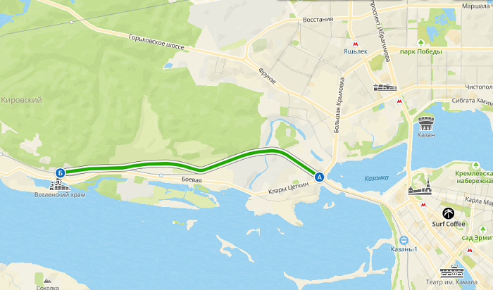 Первый этап дублёра Горьковского шоссе: от ул. Несмелова до храма Всех религий