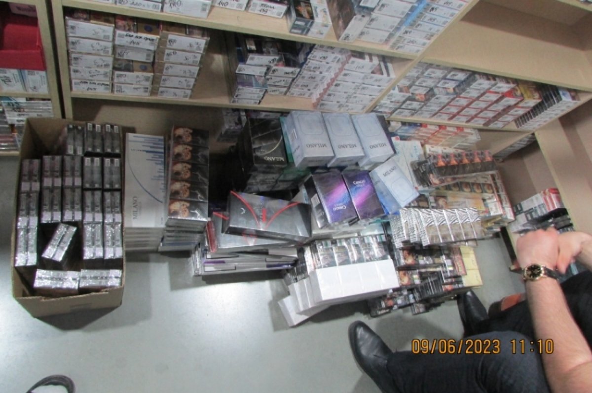    Сигареты обнаружили в рамках рейда.