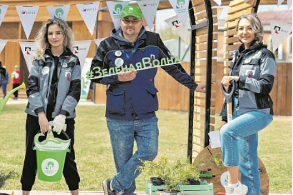    Волгоградцы приняли участие в экологической акции «Зеленая волна»