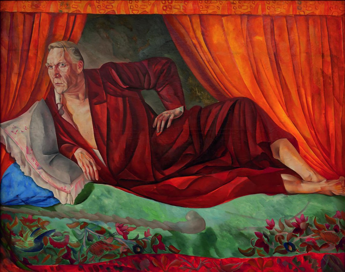 Борис Григорьев. Портрет Ф. Шаляпина, 1918. 
Источник: https://vk.cc/couveC