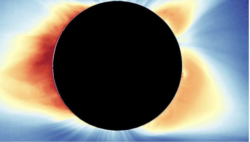 Затмение 2017 года, захваченное проектом Chasing the Eclipse I.