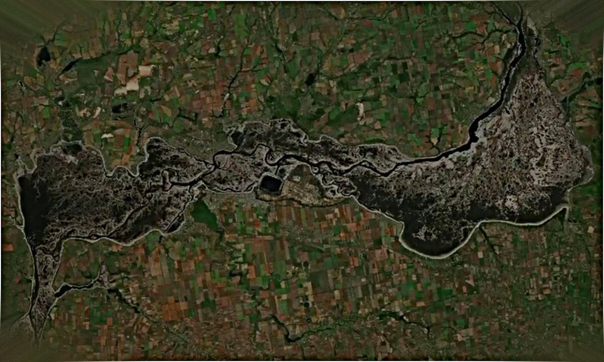 Водохранилища на днепре карта