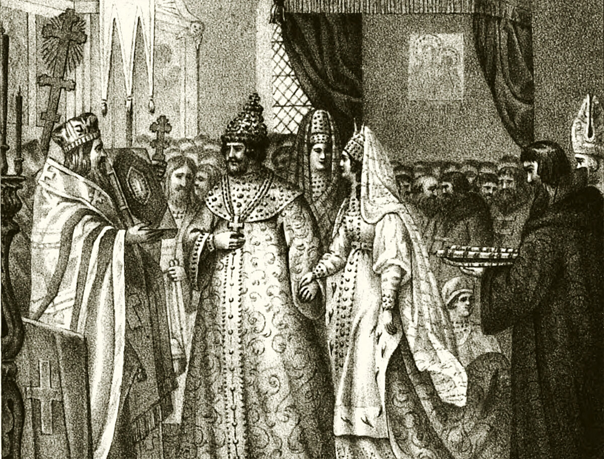 Венчание Ивана III и Софьи Палеолог. Иллюстрация к изданию книг Н. Карамзина (Фото из открытых источников)