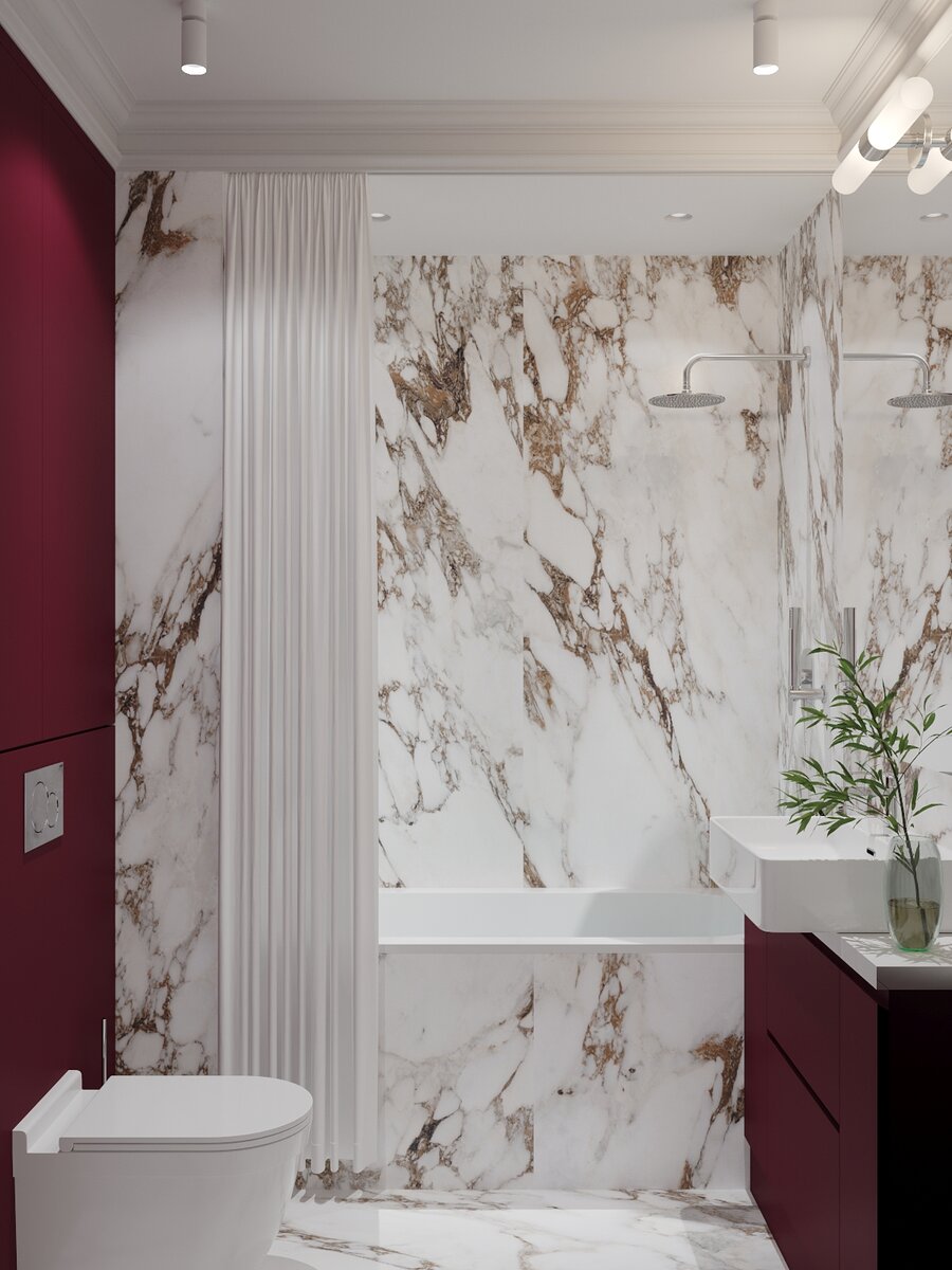 Санузел из проекта Victoria Vlasova Interiors