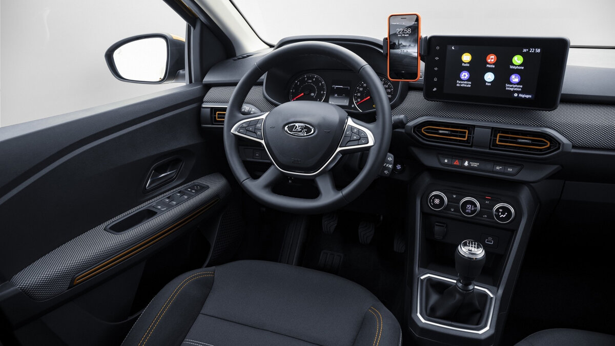 Дизайн салона Лада Искра (Гранта 2), построенной на тележке от Рено CMF-B