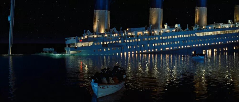 Кадр из фильма “Титаник”📷
