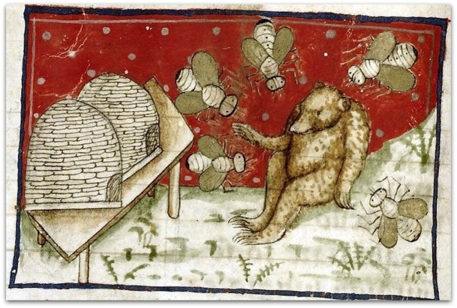 Пленэр в лесу. Одинокий художник и пчелы.