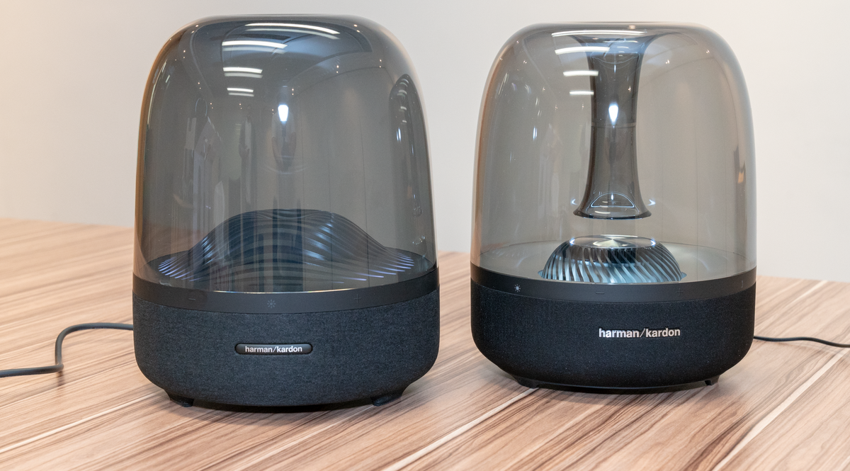 Harman/Kardon Aura studio 3 и Aura Studio 2 (справа)