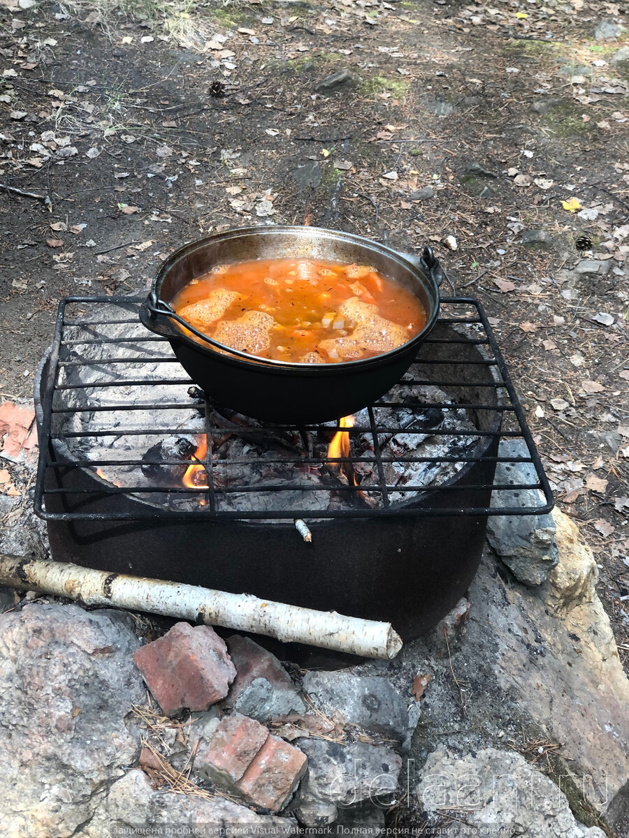 Котелок солянки (фото автора)