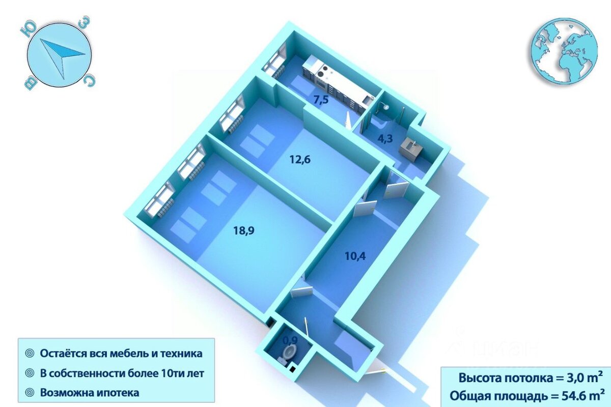 м. Обводный канал 2 мин. пешком, м. Лиговский пр. - 15 мин. пешком.