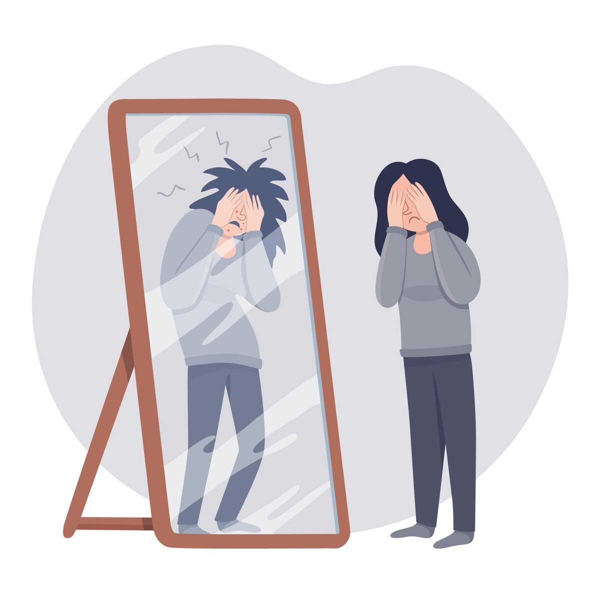 Image by <a href="https://www.freepik.com/free-vector/low-self-esteem-illustration_11189384.htm#query=%D0%B8%D1%81%D0%BA%D0%B0%D0%B6%D0%B5%D0%BD%D0%B8%D0%B5%20%D0%B2%20%D0%B7%D0%B5%D1%80%D0%BA%D0%B0%D0%BB%D0%B5&position=3&from_view=search&track=ais">Freepik</a>