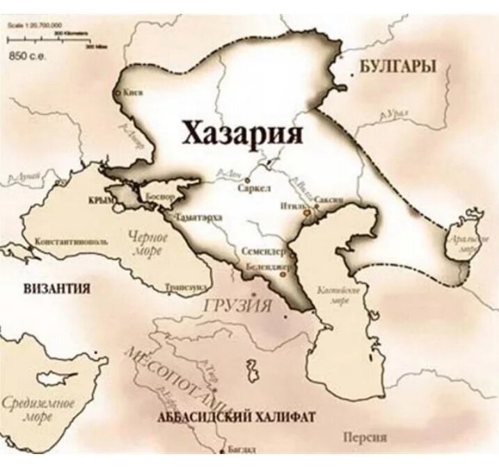 Кстати, где старинные карты с Великой Хазарией? Я не нашел.