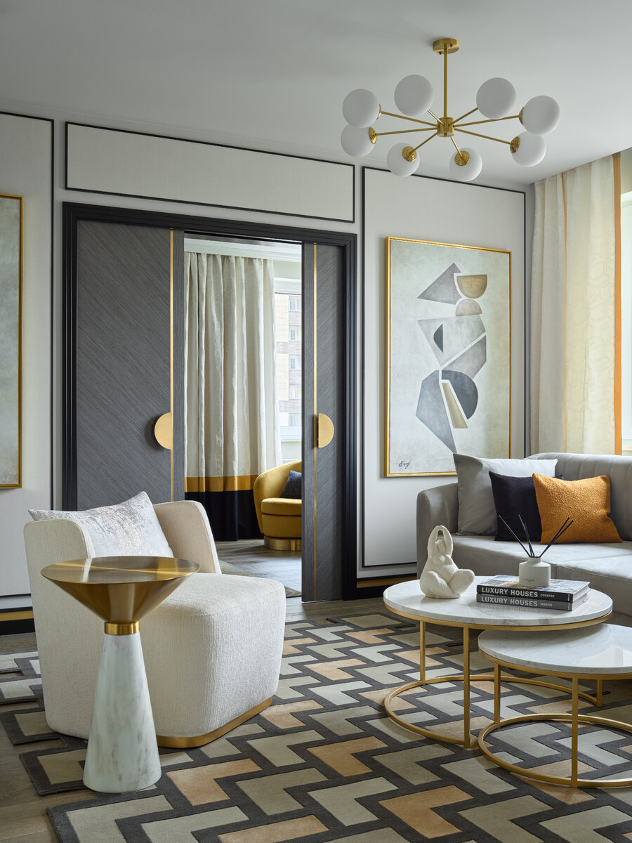 Ковёр Ecken по дизайну Евы Бергман. Эту модель Ева разместила в интерьере собственного авторства.