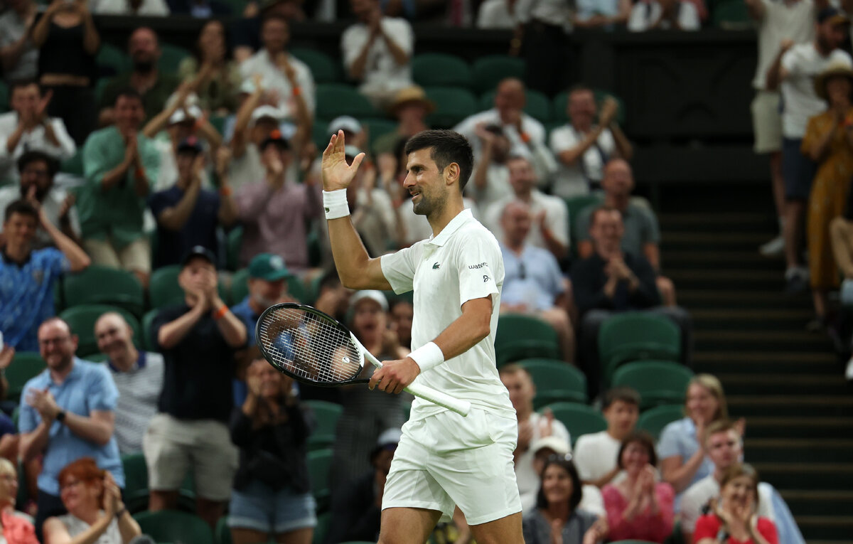    Новак Джокович  EPA-EFE/NEIL HALL