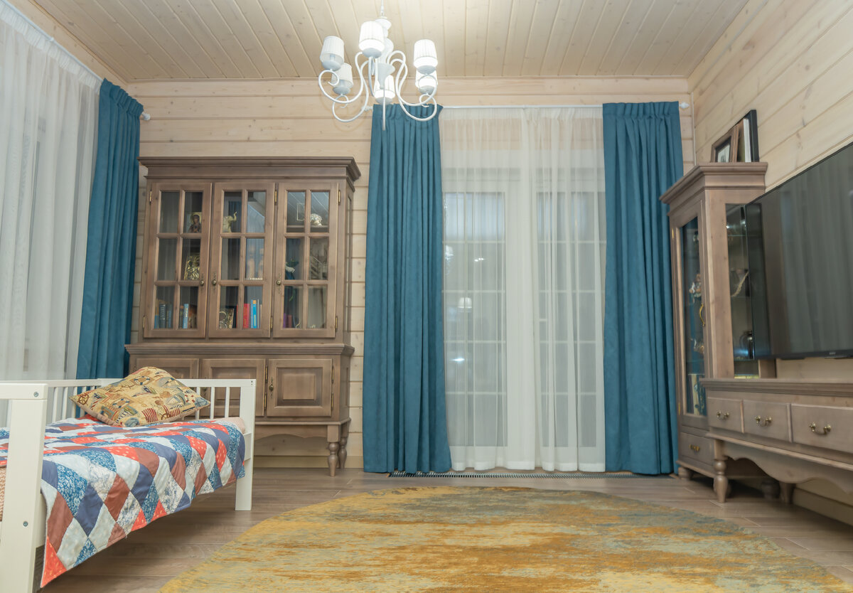 шторы для загородного дома