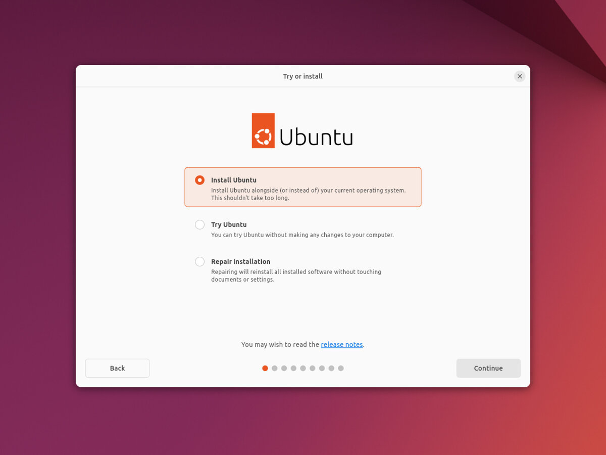 Новый установщик Ubuntu