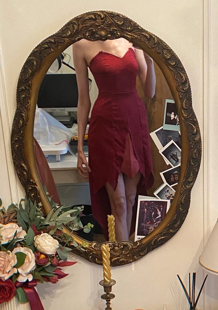 Первая примерка платья 