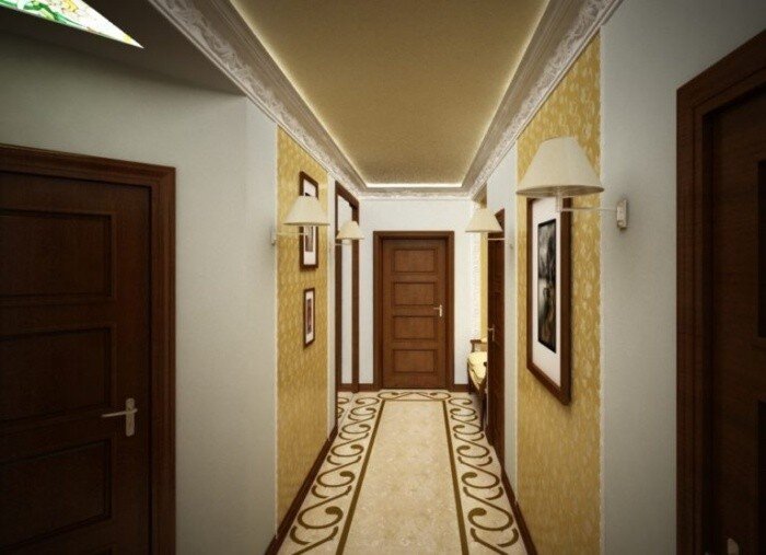 Отделка стен в прихожей и коридоре: 10 идей с фото | натяжныепотолкибрянск.рф