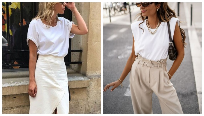 Летний маст-хэв: белая футболка - идеальная одежда для жаркого сезона