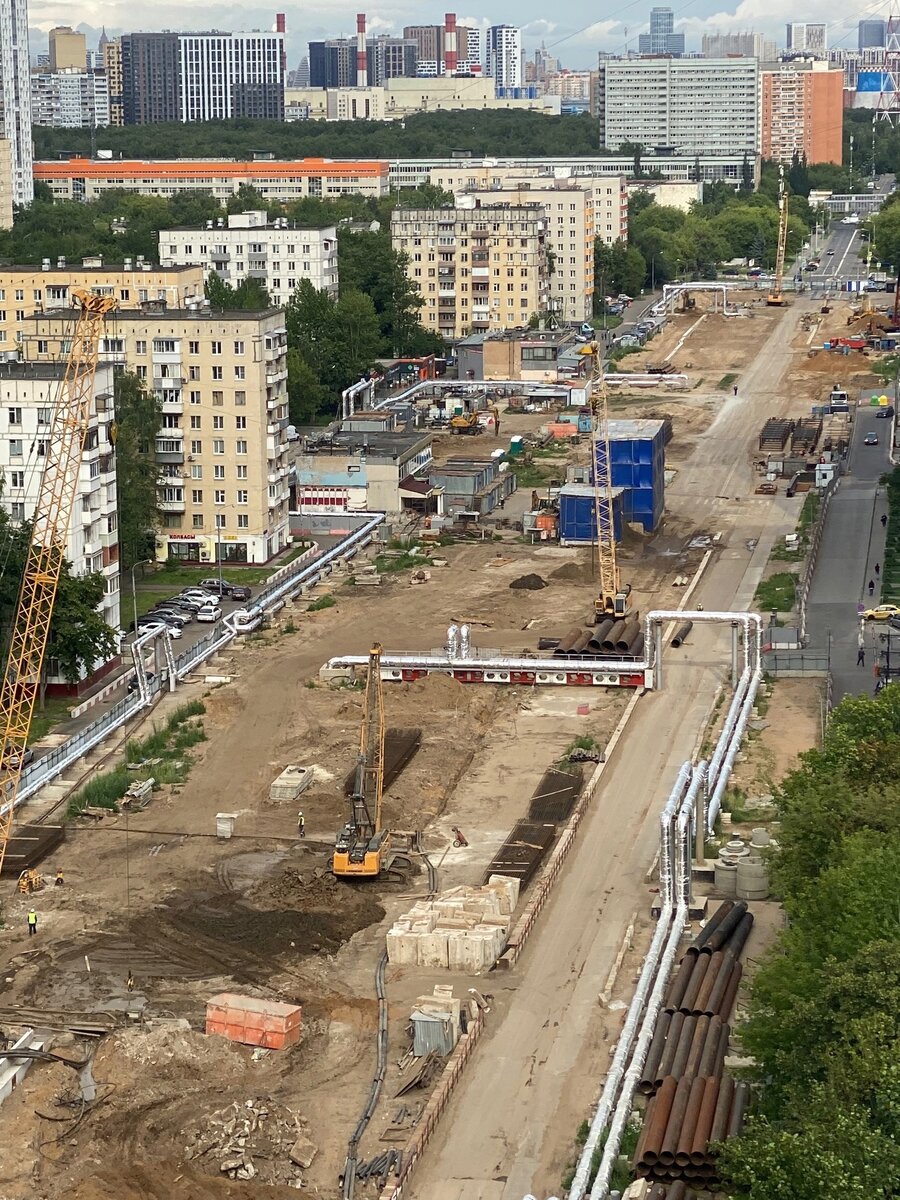 На западе Москвы продолжает активно строится станция 🚇 «Бульвар Генерала  Карбышева» 💸Рублёво-Архангельской линии | Развитие Метрополитена в Москве  | Дзен