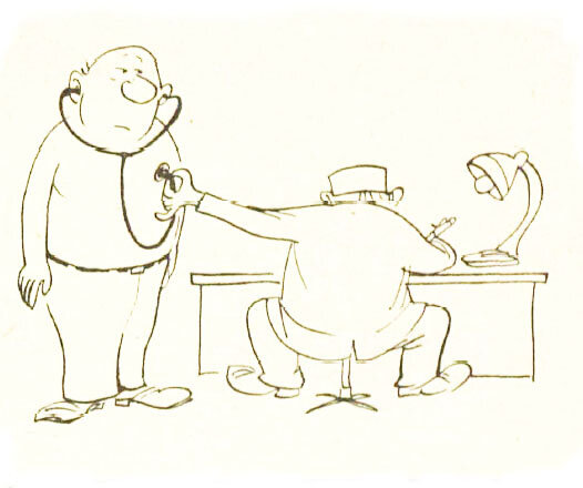 Художник Александр Алешичев, "Крокодил" №4, 1980