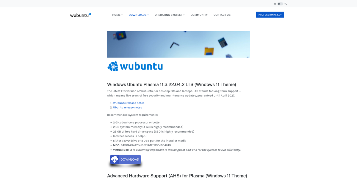 Версия с KDE Plasma