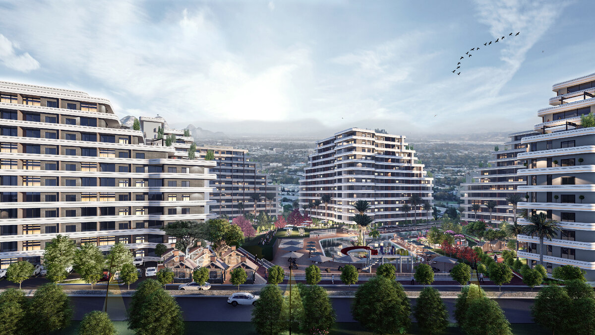 Вид на ЖК с северо-запада.