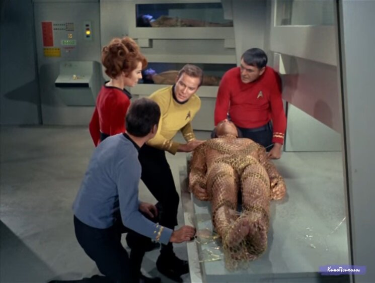 "Star trek", скриншот. Первым пробуждается лидер.