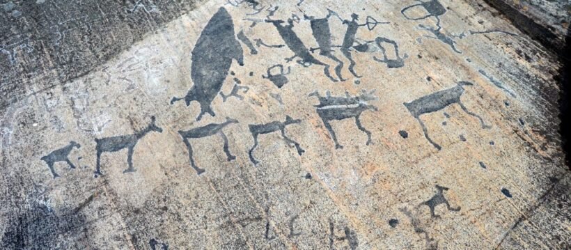 Беломорские петроглифы. Охотники на лосей и тюлений. Источник: https://pobedarf.ru/2021/03/05/49860542a