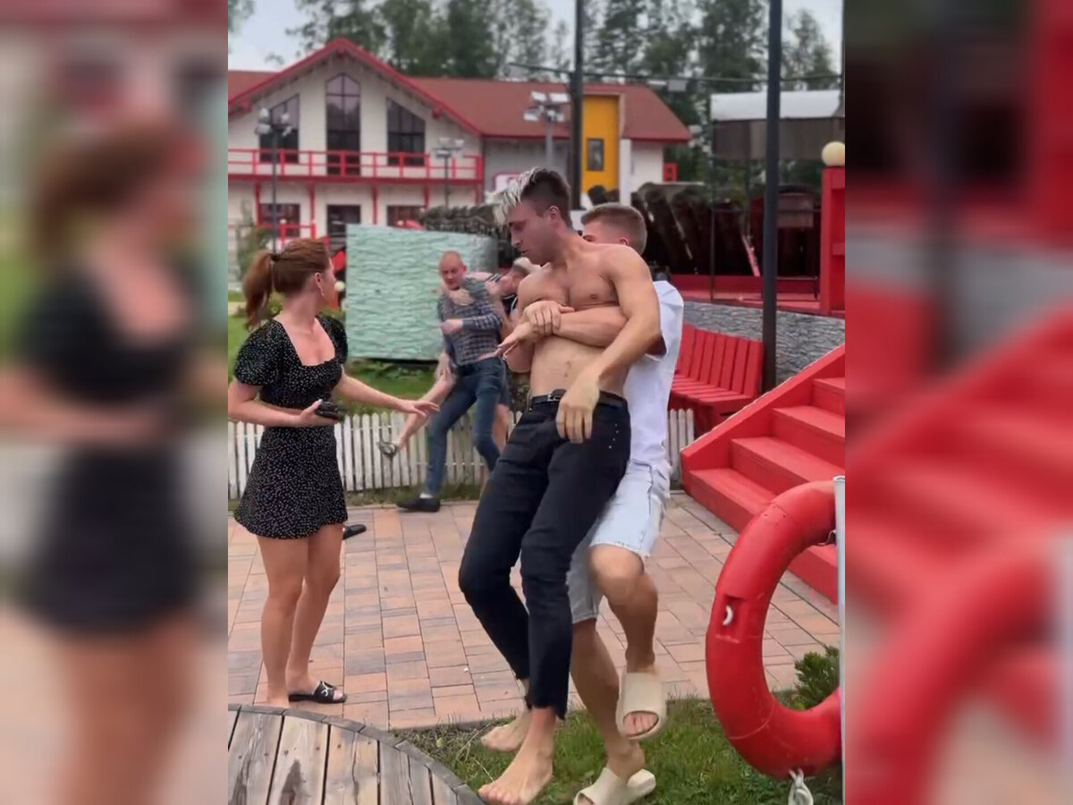 Драка между Ромой и Лёшей. Источник: соцсеть