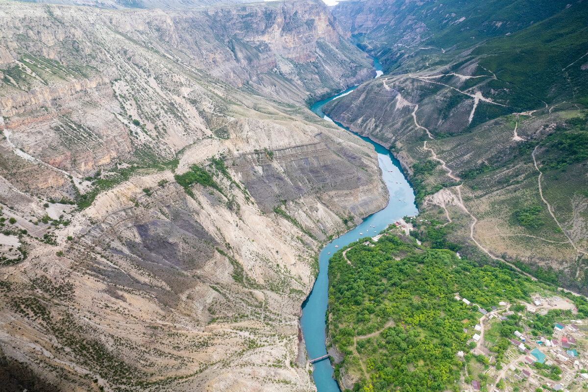 Сулакский каньон водохранилище