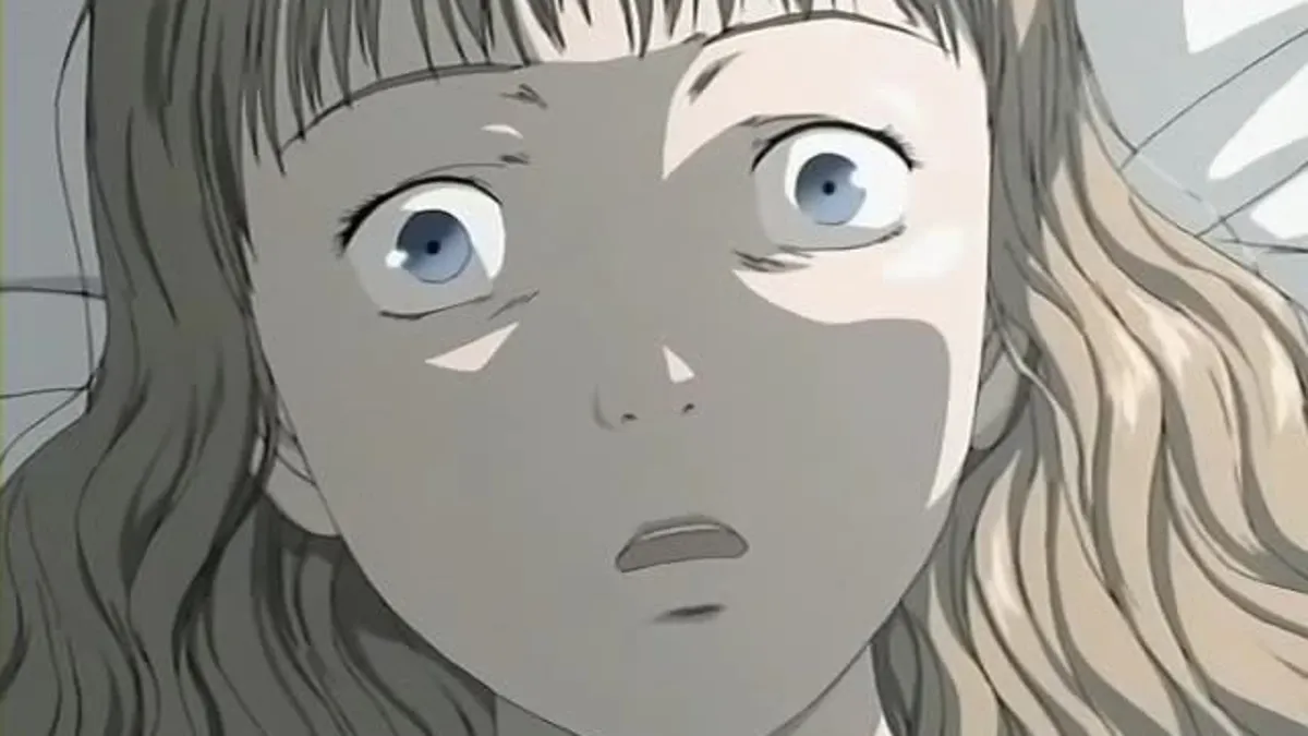 Маленькая Анна Либерт. Скриншот из аниме. Copyright Madhouse