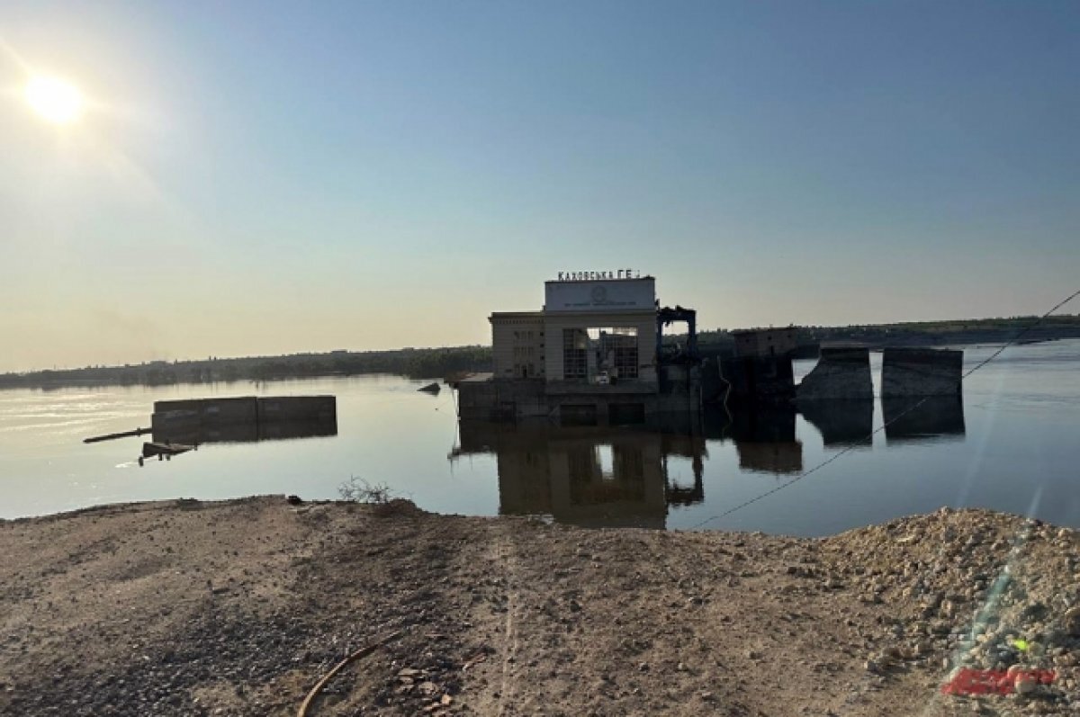    В Запорожье заявили, что Каховского водохранилища больше не существует