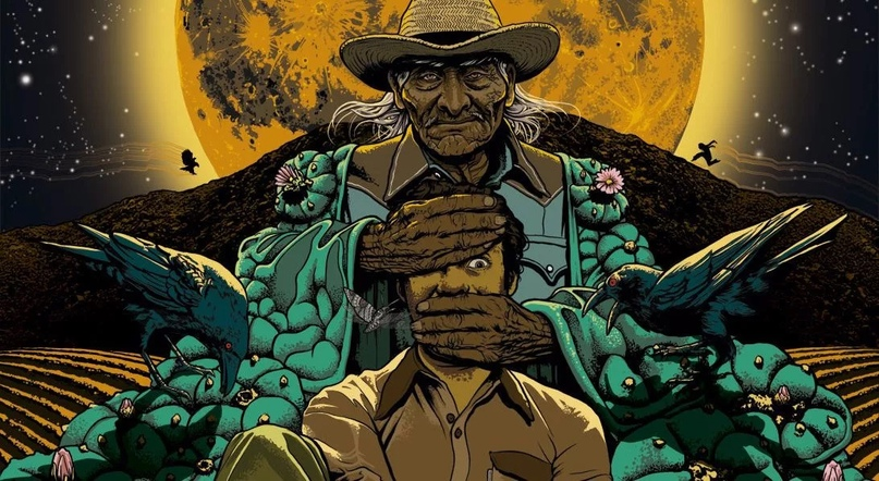 Дон Хуан и Карлос Кастанада - рисунок из интернета