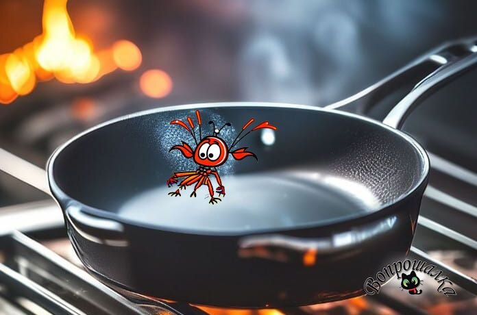 Прыгать, как блоха на сковороде.