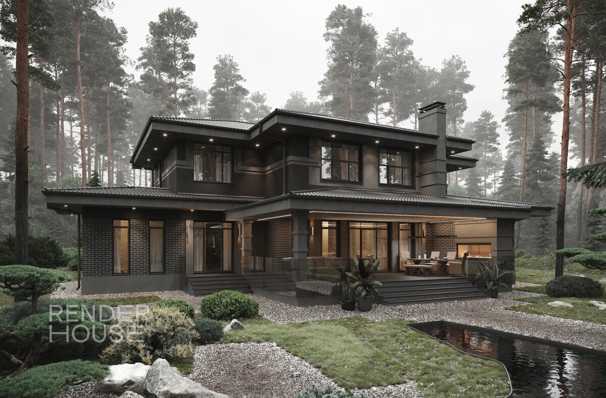 Проект САТОРИ, крыльцо и терраса 