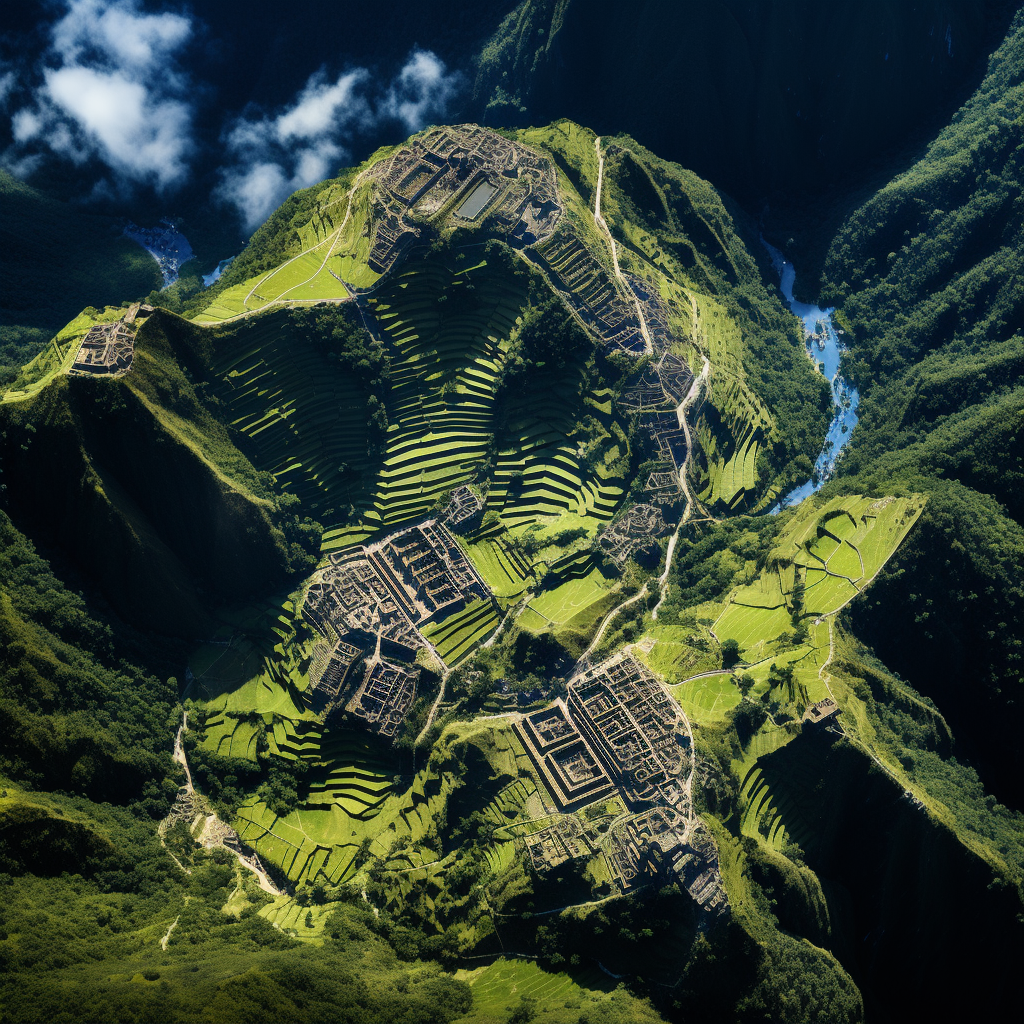 Величественное Мачу Пикчу: Взгляд сверху