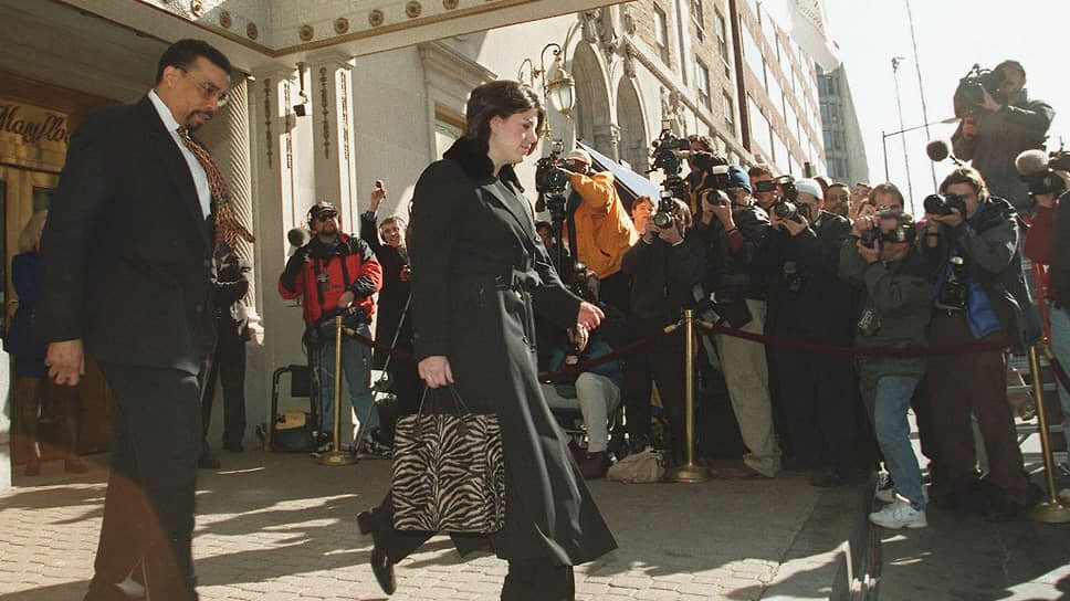 Фото: WILLIAM PHILPOTT / AFP📷В вашингтонском отеле Mayflower Моника Левински жила в январе 1998 года, в самом начале скандала