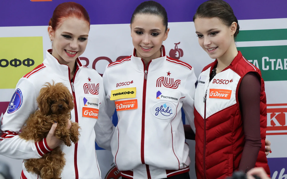 Призёрки Чемпионата России 2022 (до аннулирования результатов Камила Валиевой)