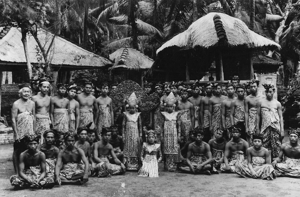 Балийская деревня. Фото 1920х годов