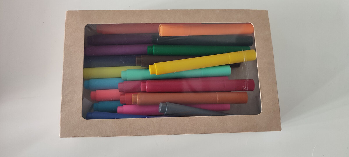 Крафтовая коробочка с сайта ОЗОН Код товара 1089536557