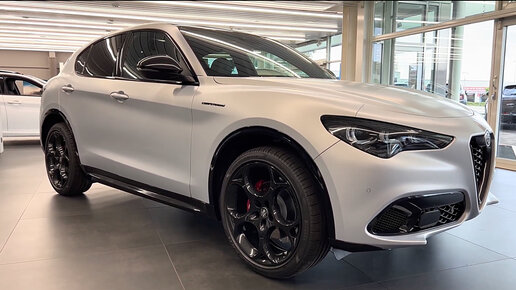 НЕВЕРОЯТНО КРАСИВЫЙ Alfa Romeo Stelvio Q4 Competizione 2024 модельного год - автомобиль с изюминкой, а не вот это все китайское.