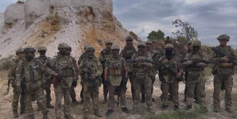 Бойцы отряда «Шторм» из состава 40-й гв. отдельной бригады морской пехоты Тихоокеанского флота. Фото: @voin_dv