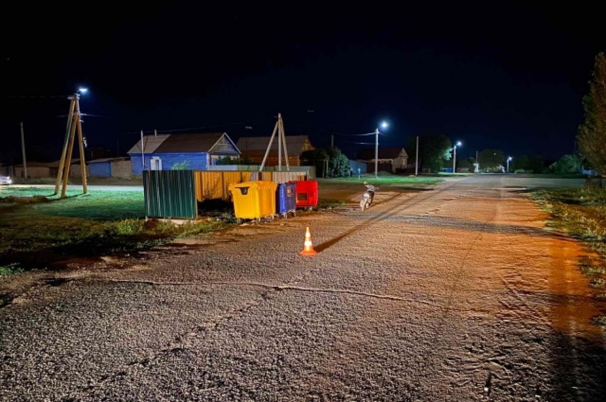    12-летний оренбуржец на мопеде сбил девочку-пешехода