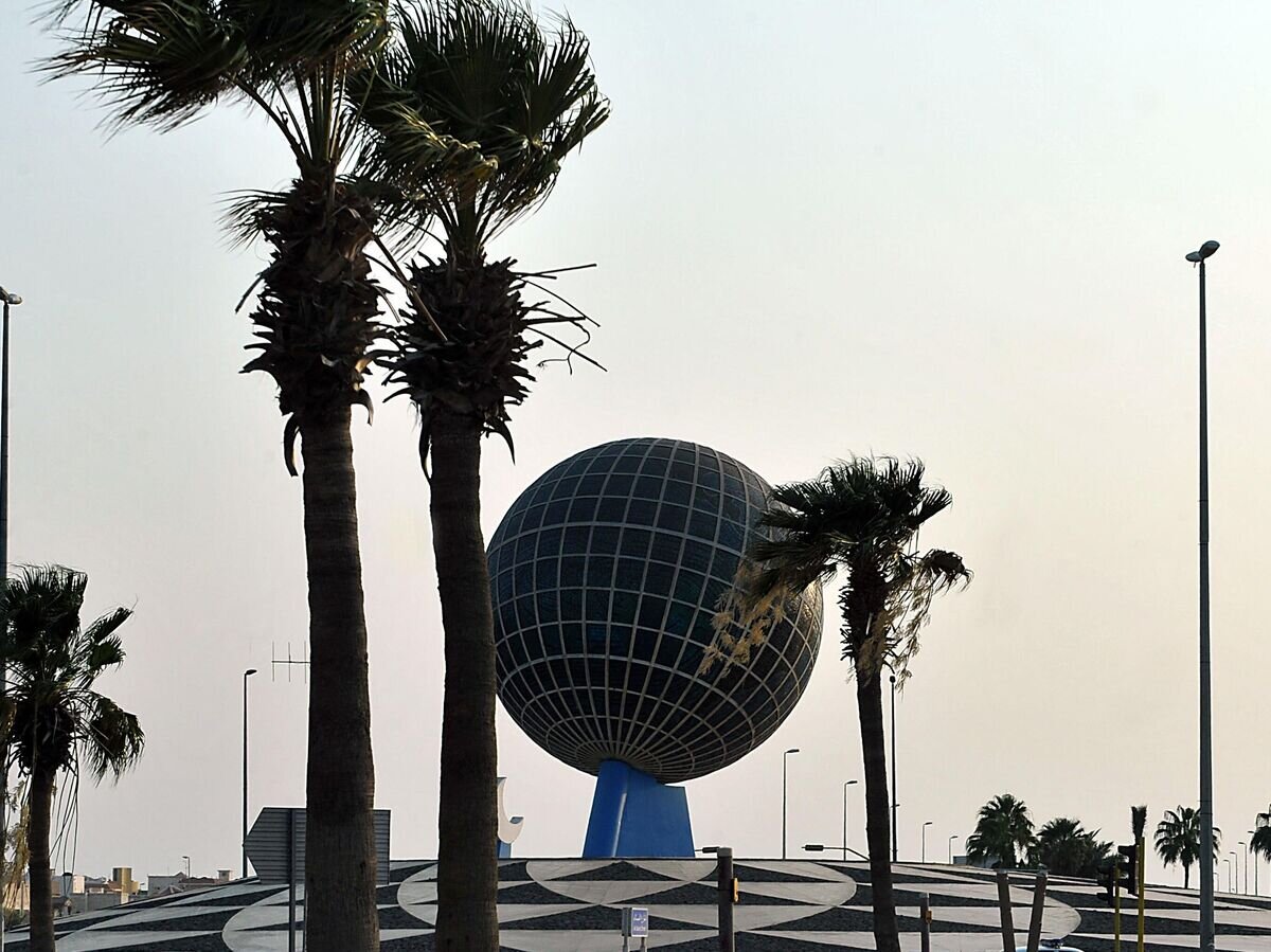 Памятник Globe Roundabout в Джидде, Саудовская Аравия© AFP 2023 / FAYEZ NURELDINE