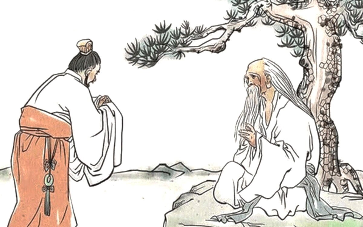 Притч вый стиль. Лао Цзы китайский философ Китай. Древний Китай Лао Цзы. Конфуций и Лао Цзы рисунок. Даосизм в древнем Китае.