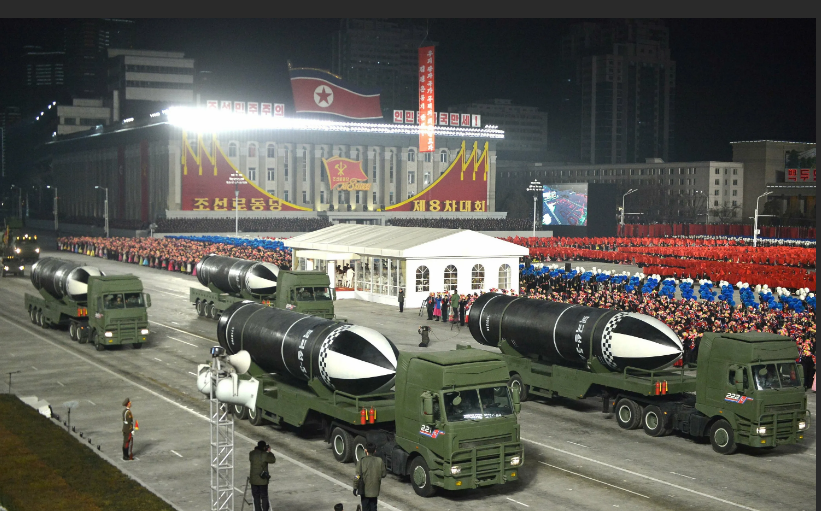 Парад в Пхеньяне. 2021 год